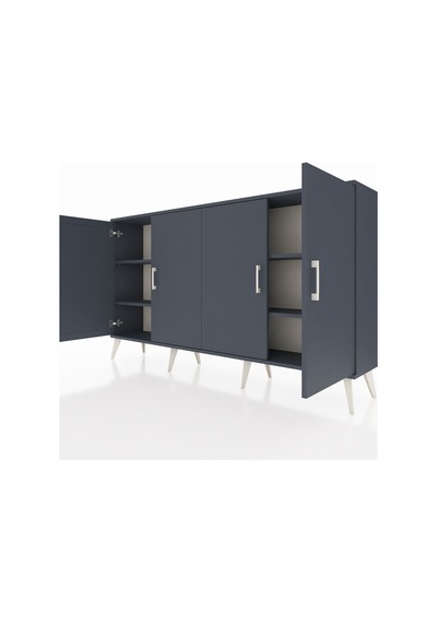 Arges Konsol 4 Raflı 4 Kapaklı 176x30x99 Antrasit-antrasit Antrasıt/antrasıt - Antrasıt Arges Konsol 4 Raflı 4 Kapaklı 176x30x99 Antrasit-antrasit Antrasıt/antrasıt - Antrasıt