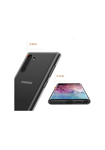 Galaxy Note 10 Seffaf Süper Silikon Kilif 557381074