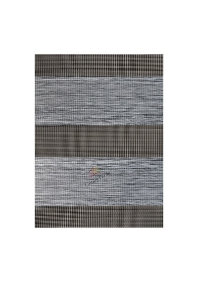 Gri Zebra Stor Perde Oygusuz İthal Bambu