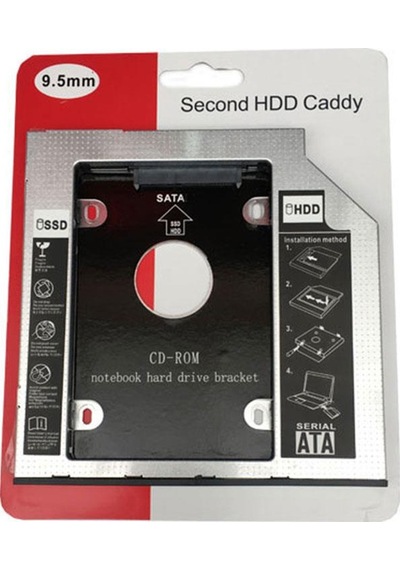 Hdd Caddy 9.5Mm 2.5" Sata 2Nd Hdd Caddy