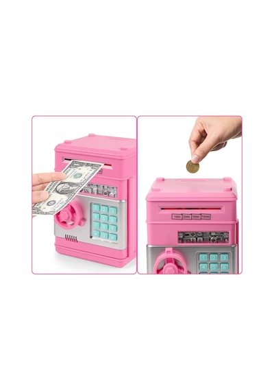 Akıllı Atm Kumbara Ve Mini Banka Şifreli Ve Dijital Kasa