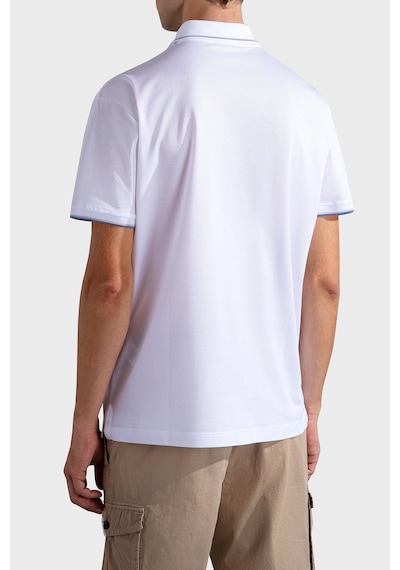 Paul & Shark Erkek Polo Yaka T Shirt 24411259 010 Beyaz Beyaz