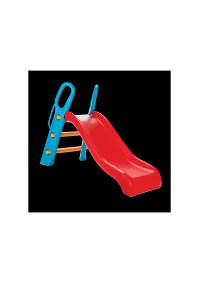 Çocuklar İçin Plastik Kaydırak, 141 Cm, Mavi-kırmızı-sarı