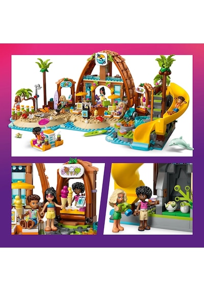 LEGO® Friends Aile Tatil Köyü 42673 - 8 Yaş ve Üzeri Çocuklar için Deniz Hayvanları İçeren Yaratıcı Oyuncak Yapım Seti (1140)