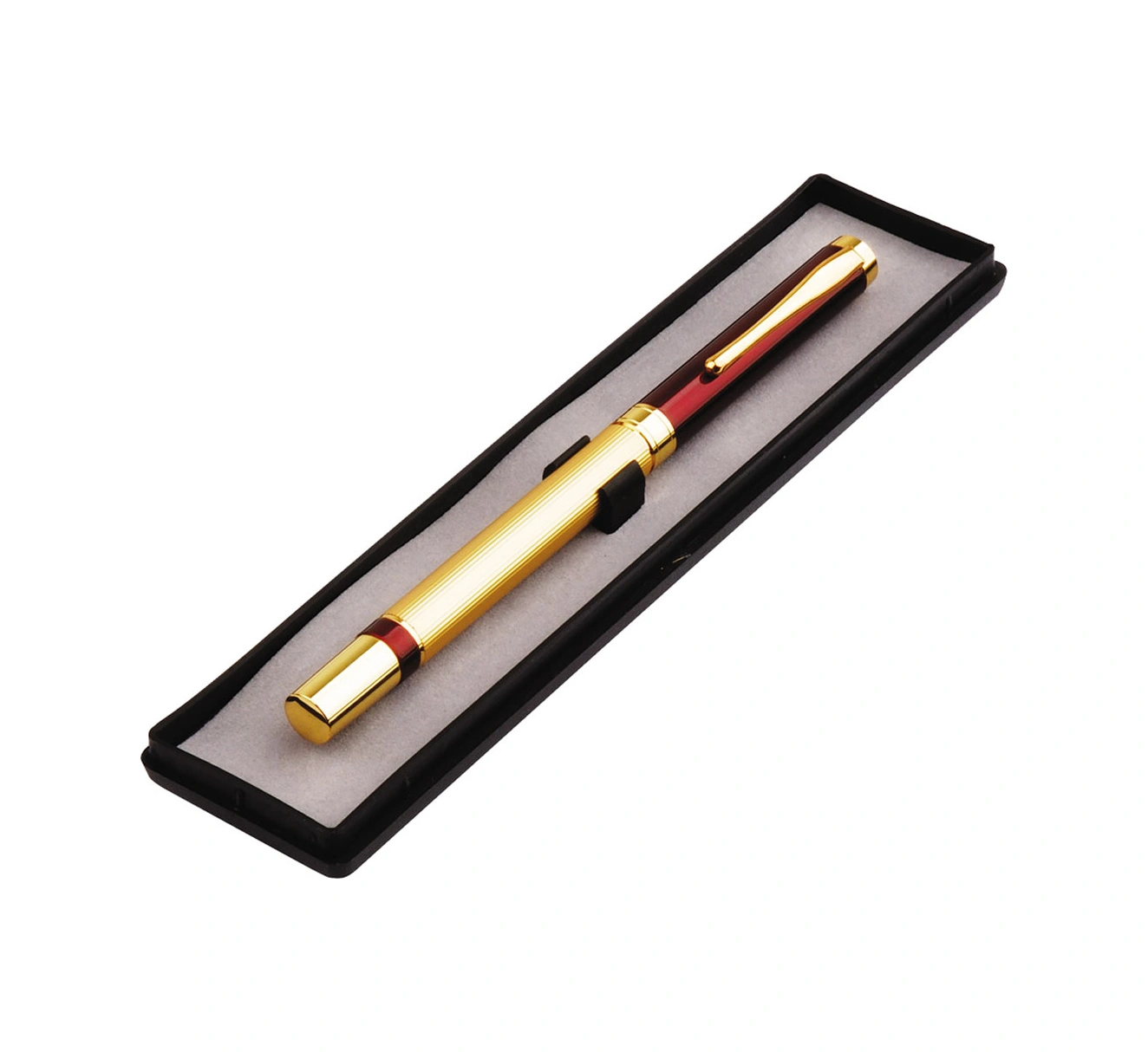 River World Kalem Roller Kırmızı Gold Tasarım Kutulu Çok Renkli