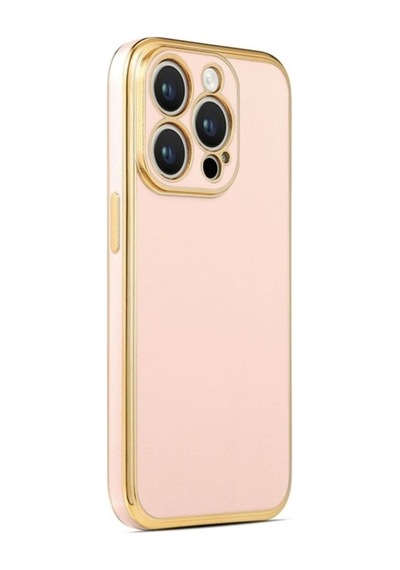 Apple Uyumlu iPhone 14 Pro Kılıf Zore Bark Kapak Rose Gold