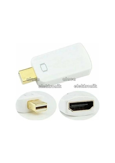 Apple Uyumlu MacBook Mini Display Port To Hdmi Minik Adaptor