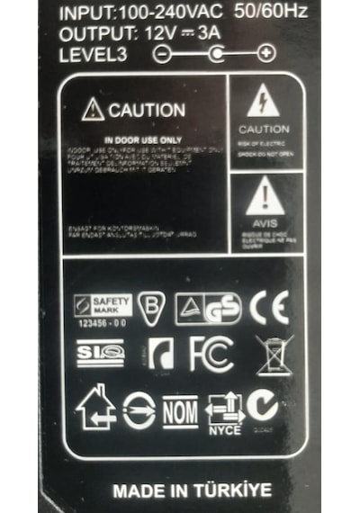 Çakmak Adaptörü Araç Çakmaklık Çevirici Ev Tipi Çevirici Adaptör 3amper/12volt