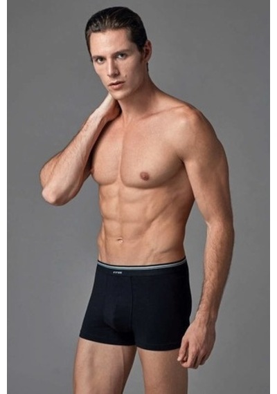 Eros Compact Boxer 2'Li Ers008 Siyah 001