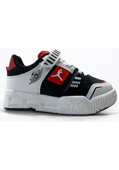 King Paolo King Hafif Çocuk Sneaker Siyah/kırmızı Siyah - Kırmızı
