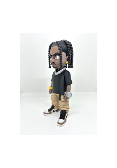 Travis Scot Figür 20cm-3d Baskı-kolleksiyonluk Biblo