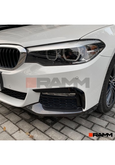 Bmw G30 M Sport Ön Tampon Flap Seti Parlak Karbon