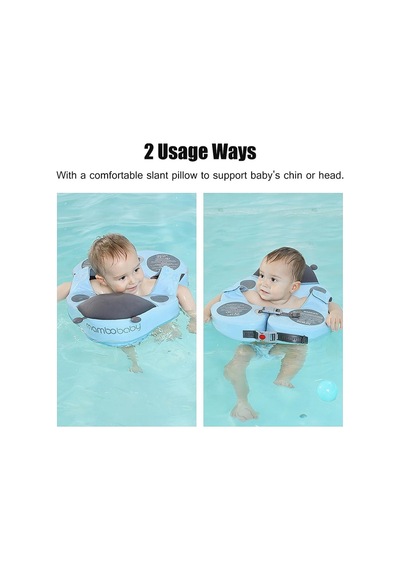 Sarı Mambobaby Sevimli Bebek Yüzme Şamandırası Şişme Olmayan Bebek Yüzme Şamandırası Yumuşak Su Geçirmez Cilt Dostu With Canopy Sarı
