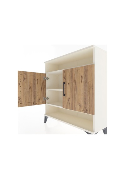 Arges Şifonyer 3 Raflı 2 Kapaklı 88x30x96 Aytaşı-çam Aytaşı