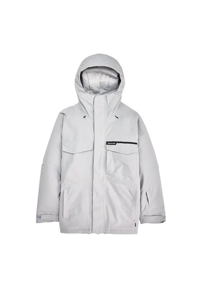 Burton Covert 20 Erkek Gri Snowboard Ceketi Silver Sconce