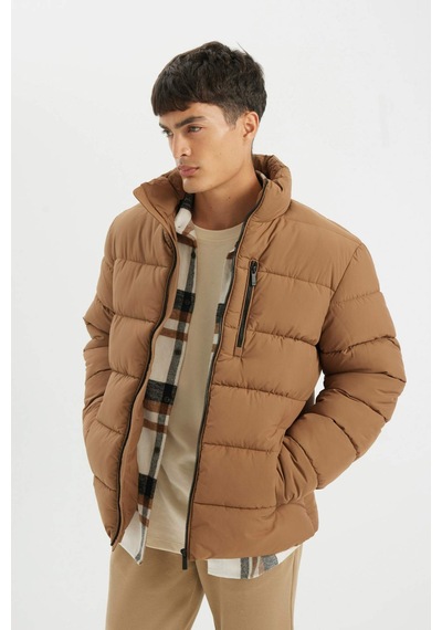 Defacto Su İtici Rüzgar Geçirmez Şişme Mont Slim Fit Dar Kesim Dik Yaka Fermuarlı Cepli D1415ax24wnbn106 Kahve Defacto Su İtici Rüzgar Geçirmez Şişme Mont Slim Fit Dar Kesim Dik Yaka Fermuarlı Cepli D1415ax24wnbn106 Kahve