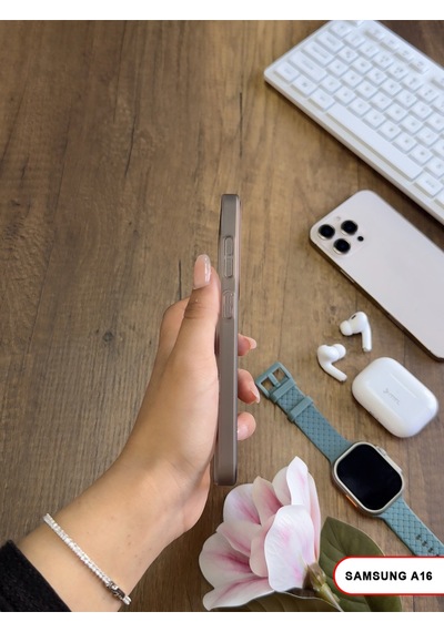 Samsung Galaxy A16 Uyumlu Mat Sert Klein Kılıf Siyah