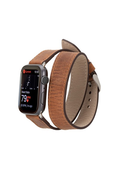 Apple Watch Uyumlu Deri Kordon 42-44-45mm Dt G2 Diğer