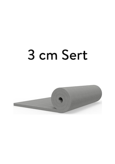 Ecotopper - 3 Cm Gri Ortopedik Sert Sünger Yatak Pedi