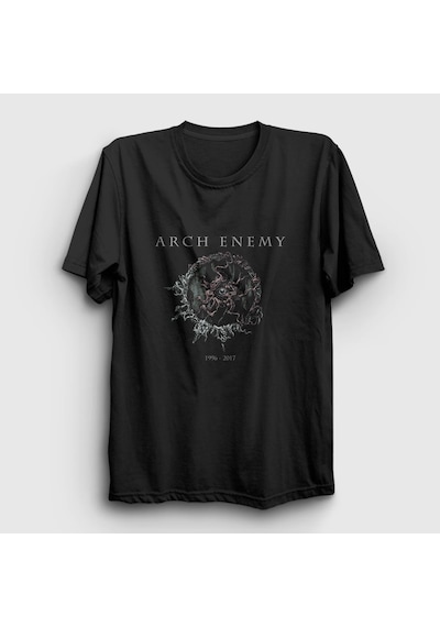 Presmono Unisex Eye Arch Enemy T-shirt Siyah