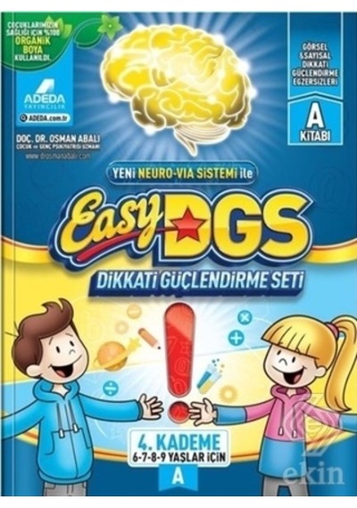 Easy Dikkati Güçlendirme Seti 6-9 Yaş A - Osman Abalı - Adeda