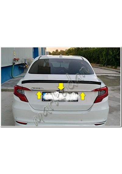 Woc Chrome Fiat Egea Sedan Krom Bagaj Çıtası 2015 Sonrası  Paslanm