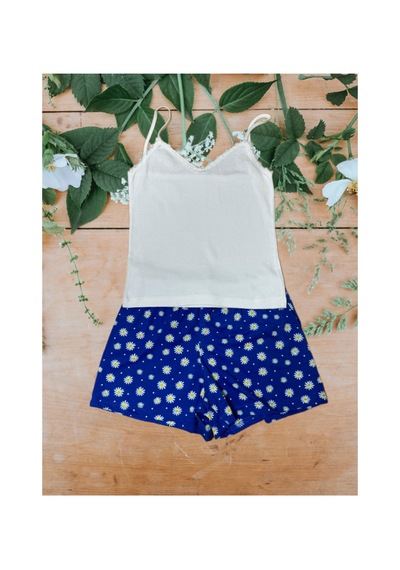 Pazarız Pembecin Şortlu Pijama Takımı Babydol İp Askılı Yazlık Pamuklu Kolsuz Beyaz Askılı Mavi Çiçekli Mavi Pazarız Pembecin Şortlu Pijama Takımı Babydol İp Askılı Yazlık Pamuklu Kolsuz Beyaz Askılı Mavi Çiçekli Mavi