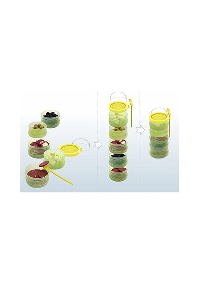 Infinity 200mlx3 + 100 Ml Kaşıklı Yoğurt Kabı Diğer