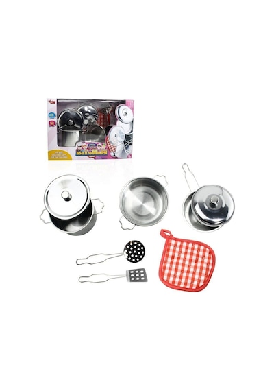 Atf-1818-a 8 Parça Çelik Tencere Tava Set - Wcav-889645 1 Adet