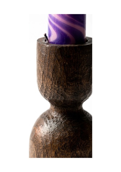 Nomad Walnut Petite Şamdan Çok Renkli