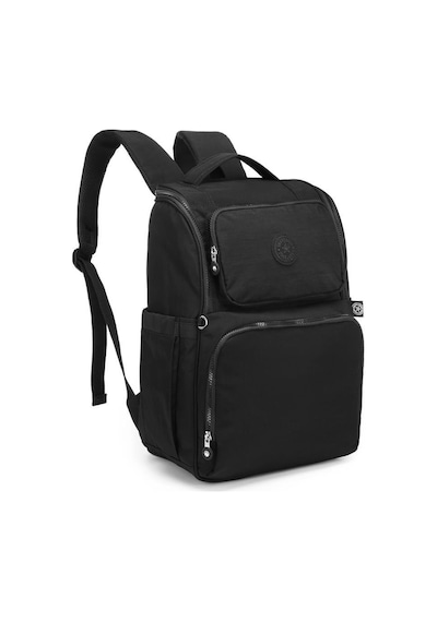 Smart Bags 3000 Krınkle Kumaş Anne Ve Bebek Bakım Çantası (Siyah)-Siyah