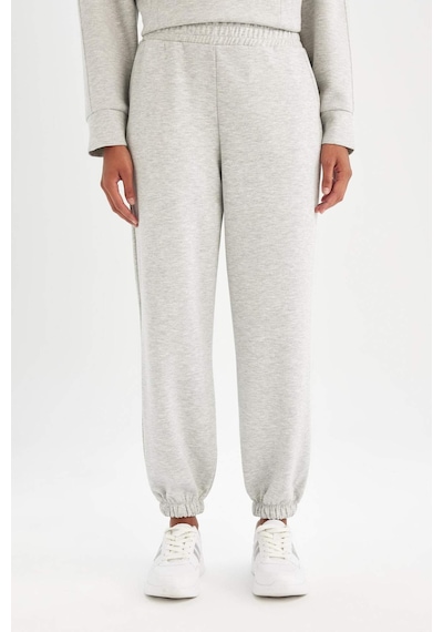 DeFactoFit Oversize Geniş Kalıp İnce Sporcu Eşofman Altı Çift Cepli Jogger Paça Standart Boy Skuba Dalgıç Kumaş Z6694AZ24AUGR93