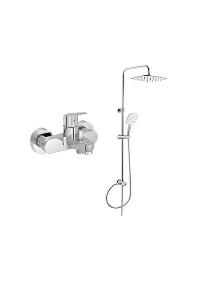 Artema Flow Round Banyo Batarya + Artema A45787 LS20 Joy 3S Robot Duş Takımı Krom
