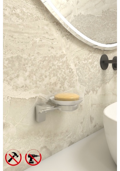 Alper Banyo Krom Paslanmaz F1 Model Katı Sabunluk Asacağı