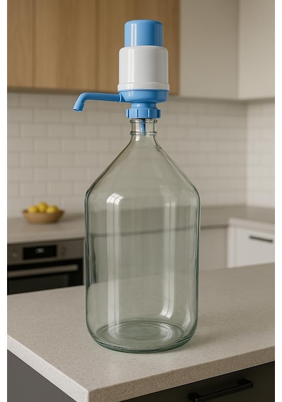 15 Litre Şişecam Cam Damacana Sıfır Üründür Kapaklı Sebile Uyumlu Kırılmaya Dayanıklı Kalın Camlı Diğer