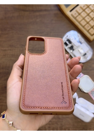Samsung Galaxy A33 Uyumlu Premium Deri Dokulu Darbelere Karşı Dayanıklı Nazal Silikon Kılıf Kahverengi Samsung Galaxy A33 Uyumlu Premium Deri Dokulu Darbelere Karşı Dayanıklı Nazal Silikon Kılıf Kahverengi
