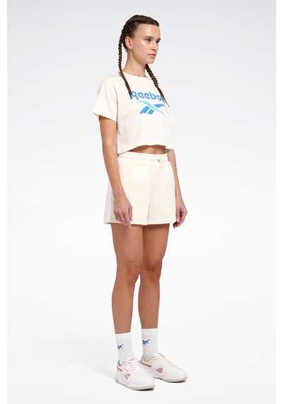 Reebok New Id Reg Crp Tee Bej Kadın Kısa Kol T-shirt Bej