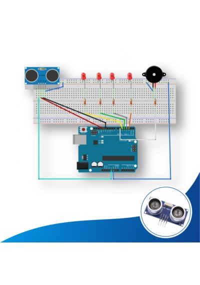 Arduino İle Uyumlu Ultrasonik İle Park Sensörü Full Projesi - Demonte No:6