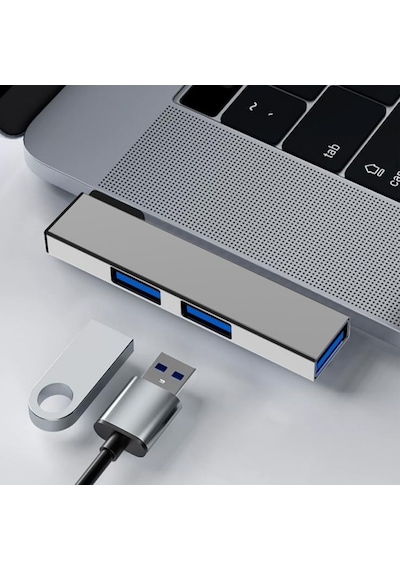 6013 Usb 3.0 Hub 3 Portlu Çoklayıcı Çoğaltıcı Dönüştürücü Çevirici Adaptör