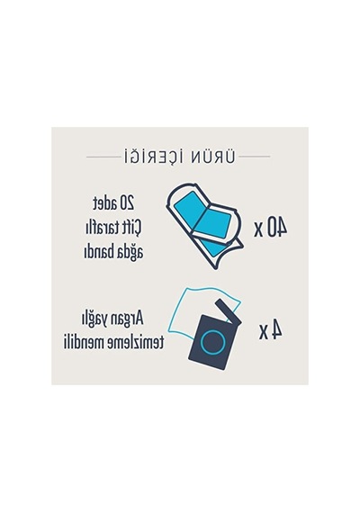 Hipoalerjenik Ağda Bandı - Bacak Ve Vücut İçin 40'lı Paket 10