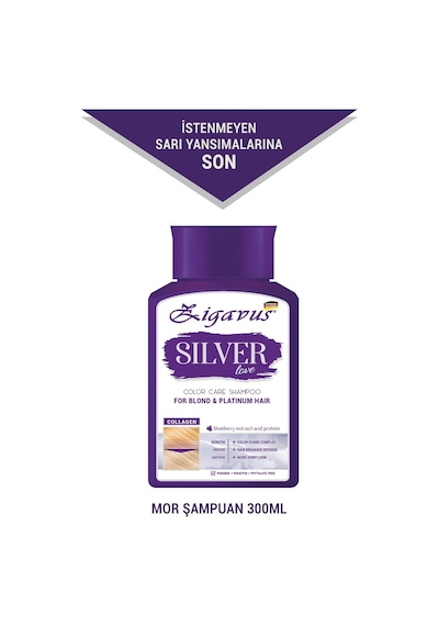 Zigavus Sarışın ve Platin Saçlar için Boya Koruma Şampuanı 300 ML