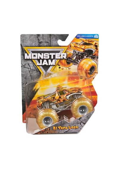 Monster Jam 1:64 El Toro Loco Sarı Boynuz