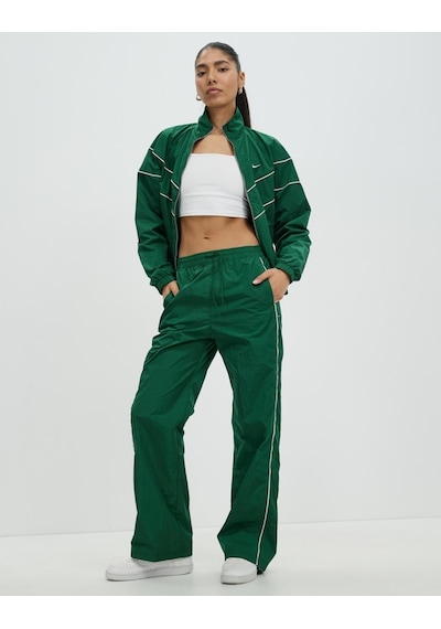 Sportswear Windrunner High-waisted Woven Open-hem Yeşil Kadın Eşofman Altı Yeşil