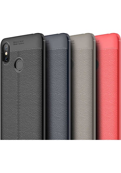Xiaomi Mi Max 3 Kılıf Deri Tarzı Niss Silikon Case