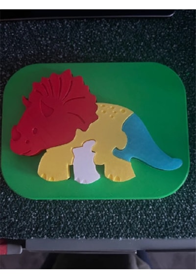 Triceratops - Çocuklar İçin Bulmaca