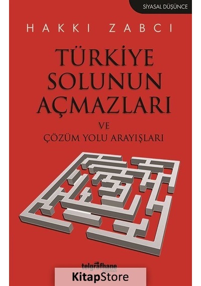 Türkiye Solunun Açmazları ve Çözüm Yolu Arayışları - Hakkı Zabcı - Telgrafhane Yayınları