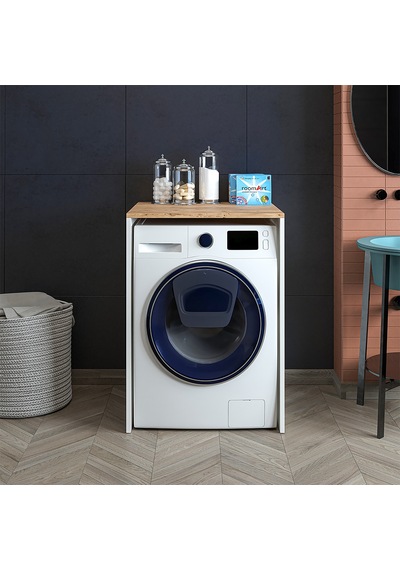 Roomart Çamaşır-kurutma Makinesi Dolabı Mat Beyaz-atlantik Çam Atlantik Çam - Beyaz Roomart Çamaşır-kurutma Makinesi Dolabı Mat Beyaz-atlantik Çam Atlantik Çam - Beyaz