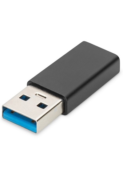 Digitus Usb Erkek To Type-c Dişi Çevirici Black, Type-c