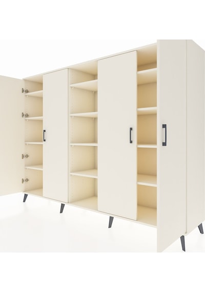 Hyperion Dolap 12 Raflı 4 Kapaklı 220x44x163 Aytaşı-aytaşı Aytaşı-aytaşı