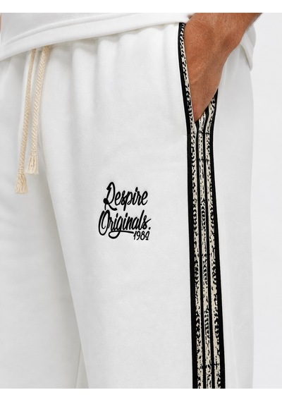 Respire Erkek Originals Şerit Detaylı Regular Fit Eşofman Takımı Ekru